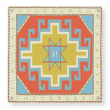 Armenian Alphabet #3 Silk Square Scarf