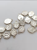 Tiny Miraculous Medal Necklace in 925 Sterling Silver