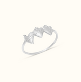 Holy Family Hearts® Ring in Sterling Silver