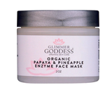 GLIMMER GODDESS Organic Papaya and Pineapple Enzyme Face Mask