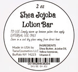 Shea Jojoba Lotion Bar - Organic Shea Butter & Jojoba Oil Skin Smoother