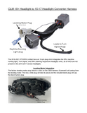 OLM 2018-2021 WRX / STI Headlight Conversion Harness for 2015-2017 Headlights