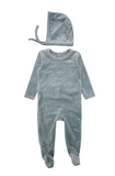 Rocking horse footie - velour