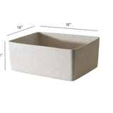 The Sculpted Bin - XL with Lid