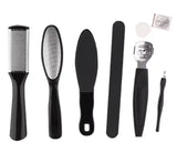 Stainless Steel Pedicure Tool Kit Foot File Dead Skin And Callus Removal Trimming Supplies For Household Personal Foot Care Daily Maintenance