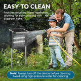 Solar Bug Zapper Outdoor, 4500V Mosquito Zapper with Panel Sensor, Waterproof Electric Fly Zapper for Garden Patio Camping