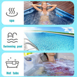 3 Inch Chlorine Tablets 50 LB Bucket, Premium Stabilized Pool Chlorine, Slow Dissolving Long Lasting Swimming Pool Water Treatment and Sanitizer