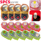 5-1pcs Surfing Life Jacket Light LED Lithium Lamp Position Indicator Self-Lighting Swimming Life Vest Emergency Lamp