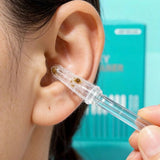 Gentle Ear Wax Cleaner for Sensitive Ears - Sticky Ear Cleaner, Hygienic Disposable Ear Picks with Travel Case, Earwax Removal Tool by