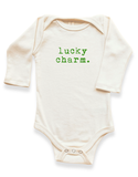 Lucky Charm Organic Baby Bodysuit Long Sleeve