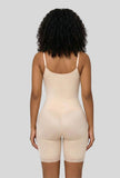 Open Bust Full Body Suit MIid-Thigh w/Front Zipper & Lace