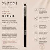SYDONI SHORT SHADER EYE MAKEUP BRUSH - Pony Hair Bristles