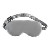 PURE SOL. Silk Sleep Eye Mask - Silver
