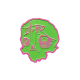 So Tired Enamel Pin Pink