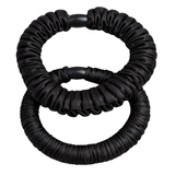 Soft Satin Ruffle Elastics - 2pc