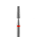 DIAMOND NAIL DRILL BIT, "FRUSTUM", RED, HEAD DIAMETER 2.5/8MM (FA70R025/8) - STALEKS™