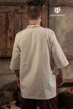 Summer Lace-Up Shirt Aton Natural