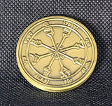 Fourth Pentacle of the Sun Coin - 72 Names of God