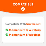 Sennheiser Momentum 4 & 5 Earpad Sweat Covers - WC SweatZ Momentum 4 & 5