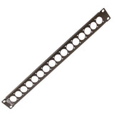 Prox T-1U16Xlr 1U Rack Panel Punched For 16 Xlr, Speaker Twist Connector Or Power Connection Compatible Connectors