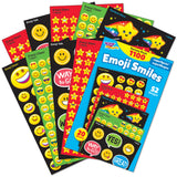 Emoji Smiles superShapes Stickers Variety Pack, 1100 ct.