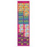 Happy Birthday Applause STICKERS, 100 ct.