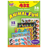Animal Fun Sparkle Stickers Variety Pack, 432 ct