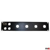 Prox T-P2-4X4 2 Unit Unloaded Patch Panel For 4 Xlr And 4 Nl4 Speaker Twist Or Nac3 Power Connection