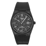 Tissot Prx Carbon Synthetic Strap Black Dial Automatic T137.907.97.201.00 100M MenS Watch