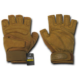 Lightweight Half Finger Glove, Coyote, L