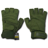 Lightweight Half Finger Glove, Olive, Xl