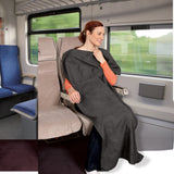 Bucky Travel Blanket, Charcoal 56X36