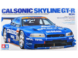 Model Kit Nissan Skyline GTR (R34) Calsonic 1/24 Scale Model by Tamiya