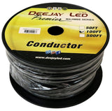 100 Feet Of Raw Copper Braid Sheilded Rca Signal Cable Four Channel