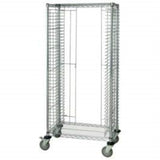 Tray Cart, Mobile, Full Size, 30W X 21D X 69H, Side Loading, Holds (31) Trays, Casters, Chrome Plated Finish, Nsf