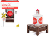 CocaCola Water Tower with Light Bricktown for 1/87 (HO) Scale Models by Classic Metal Works