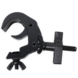 Aluminum Self-Locking M10 Clamp With Big Wing Knob For 2 Truss Tube Capacity 330 Lbs. Black Finish