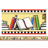 We Love Books Straight Border Trim from Mary Engelbreit, 35 Feet