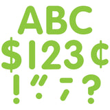 Lime Classic Font 4 Letters Uppercase Pack, 81 pieces.
