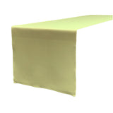La Linen Polyester Poplin Table Runner 14 By 108-Inch, Sage