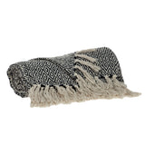 Parkland Collection Sasha Casual Beige 52 X 67 Woven Handloom Throw