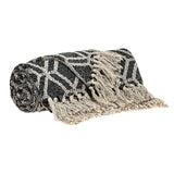 Parkland Collection Kat Casual Beige 52 X 67 Woven Handloom Throw
