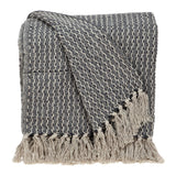 Parkland Collection Lily Transitional Blue 52 X 67 Woven Handloom Throw