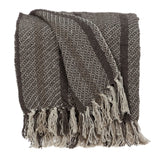 Parkland Collection Jax Casual Brown 52 X 67 Woven Handloom Throw