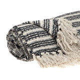 Parkland Collection Ada Casual Beige 52 X 67 Woven Handloom Throw