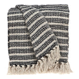 Parkland Collection Ada Casual Beige 52 X 67 Woven Handloom Throw