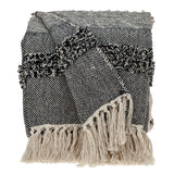 Parkland Collection Palak Eclectic Beige 52 X 67 Woven Handloom Throw