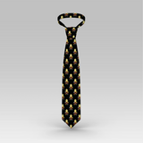Papal Tiara and Keys Necktie Black