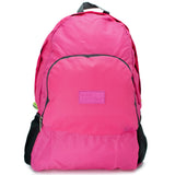 19V69 Italia Water-Resistant Foldable Backpack/Daypack (Pink)