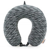 19V69 Italia Space Dye Memory Foam Travel Pillow/Neck Pillow (Black/White)